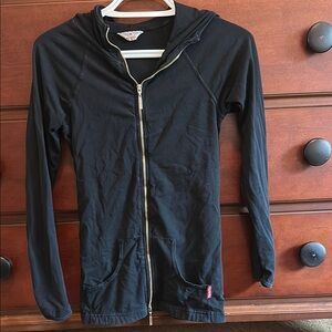 Hard Tail Black Zip-Up Jacket